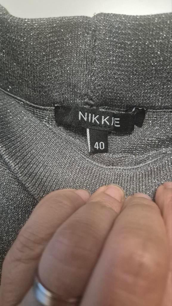 Nikkie mini rok met glitter, Maat 38/40 (M), Ophalen of Verzenden, Nikkie, Grijs