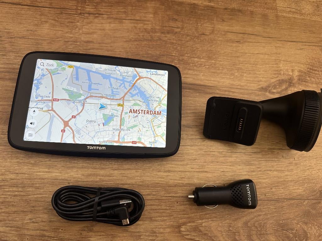 Tomtom GO Exclusive World 7inch Camper/Caravan met Life Maps, Ophalen of Verzenden, Gebruikt