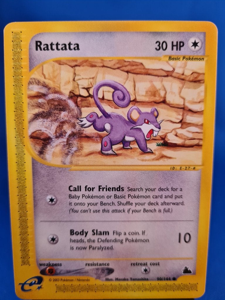 Rattata 90/144 - Skyridge, Verzenden, Gebruikt