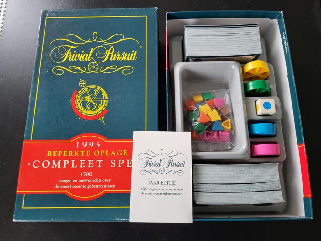 Trivial Pursuit / Triviant Jaar Editie 1995 beperkte oplage, Vijf spelers of meer, Ophalen of Verzenden, Gebruikt, Parker