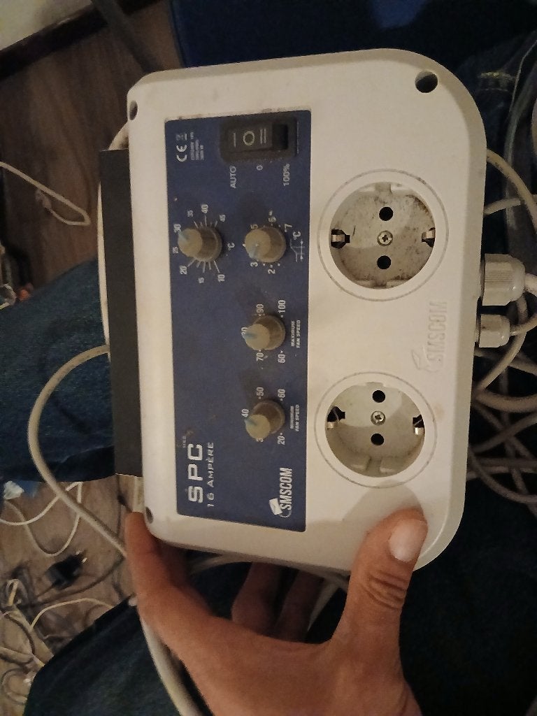 Spc 16a mk2 smscom dubbele fanspeedcontroller, Ophalen, Zo goed als nieuw, Overige merken, Overige typen