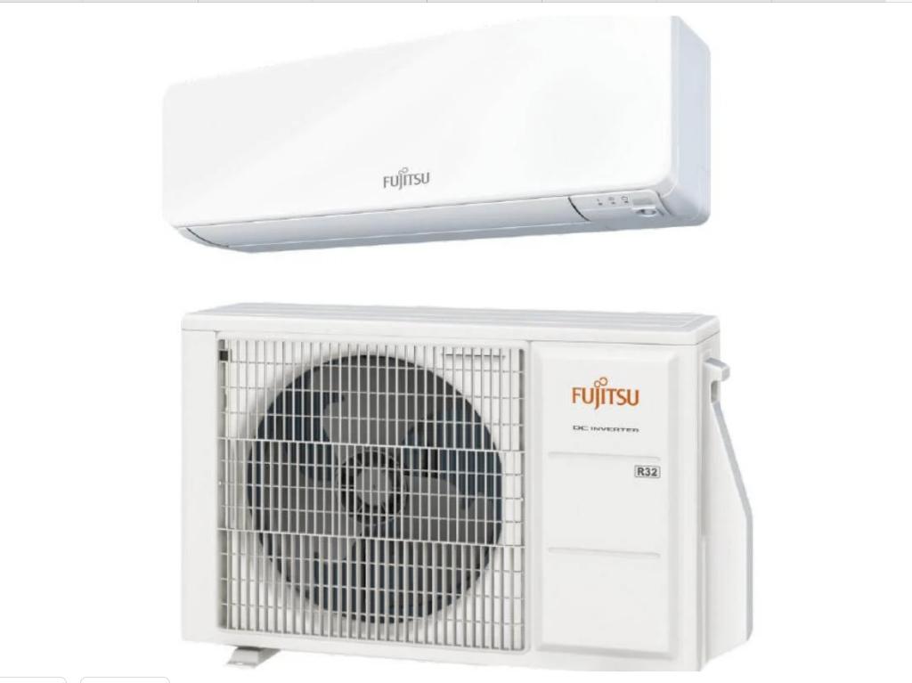 Fujitsu Atlantic split Airco / Verwarming 3,4/3,8 kw NIEUW, Koelen en Ontvochtigen, Timer, Nieuw, 3 snelheden of meer