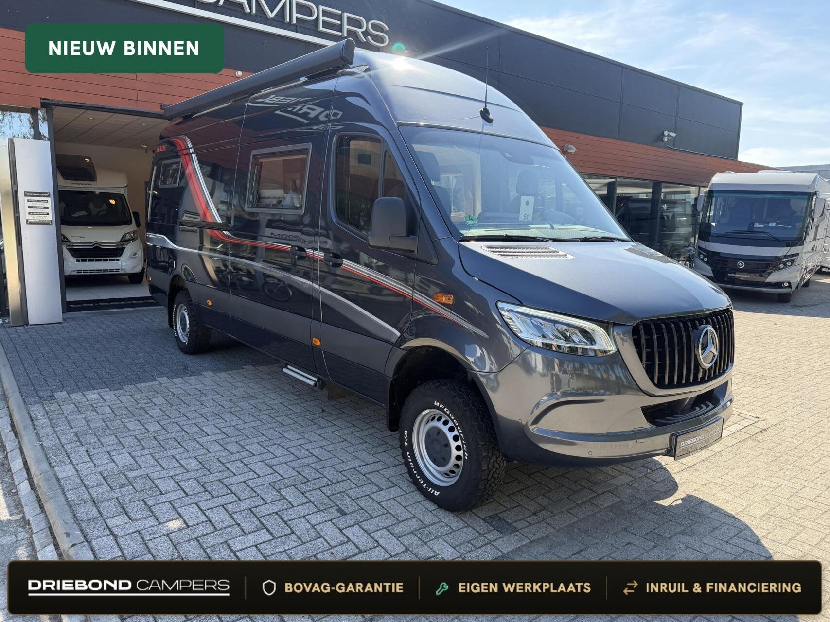 Kabe Travel Master Van 690LB V6 190PK Enkele Bedden Zonnepan, Caravans en Kamperen, Buscamper of Camperbus, Tot en met 2, 6 tot 7 meter