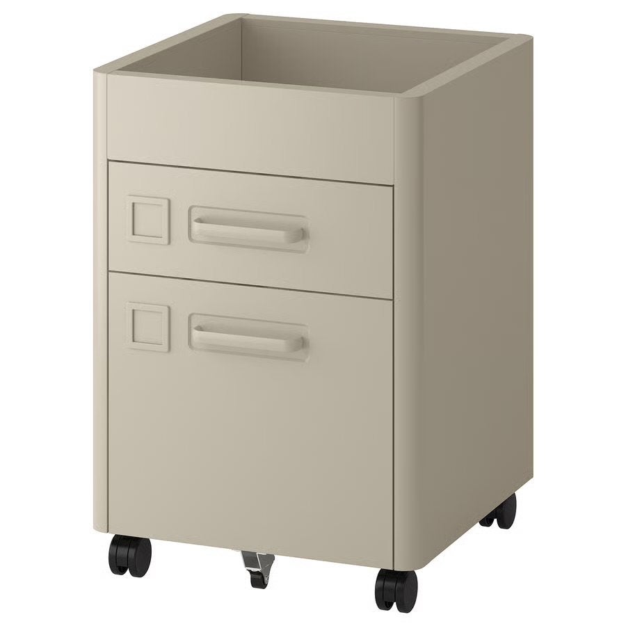 Ikea Idåsen ladeblok/kastje op wielen - Beige, Ophalen, Zo goed als nieuw