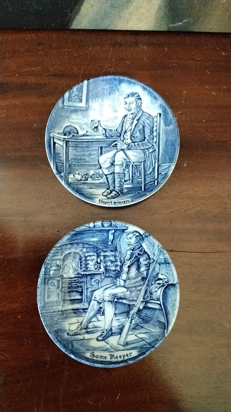 2 Enoch Wedgewood Tunstall schoteltjes  uitde serie Engeland, Antiek en Kunst, Ophalen of Verzenden
