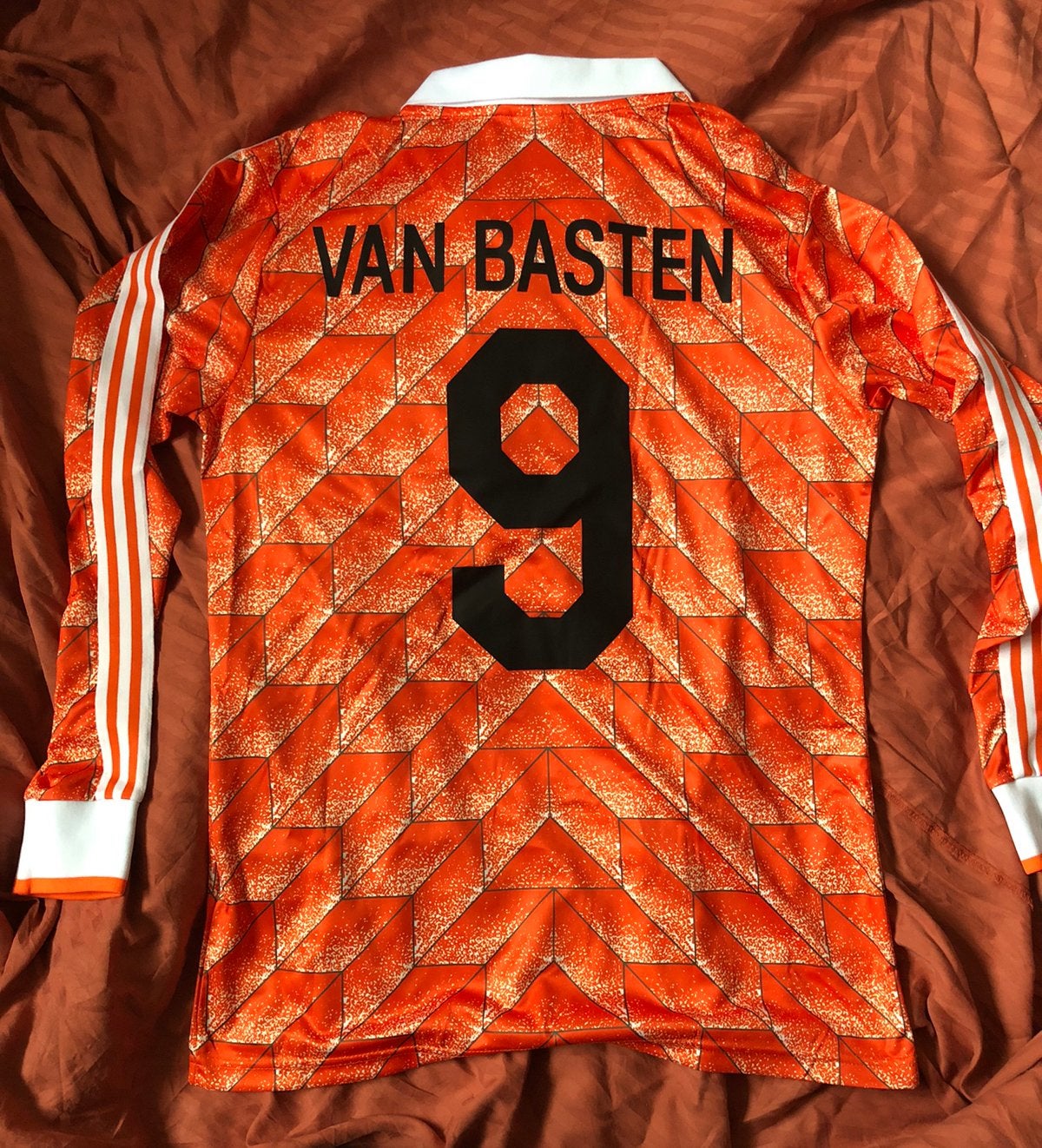 Van Basten Nederlands elftal retro voetbalshirt maat M, Verzamelen, Sportartikelen en Voetbal, Ophalen of Verzenden, Zo goed als nieuw