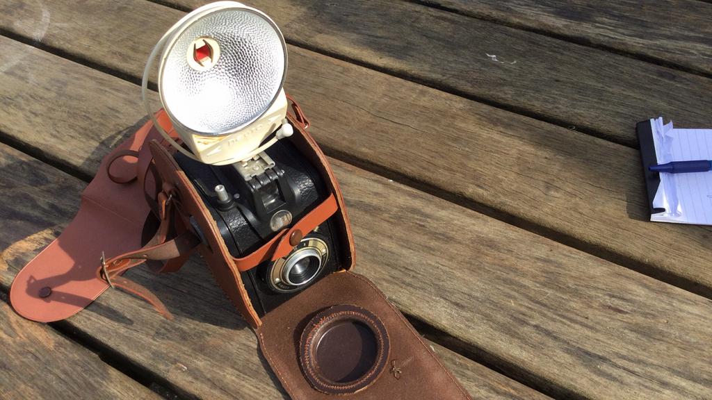 Gevabox met deuto flitser., Ophalen of Verzenden, Gebruikt, Dynamo, Voorlicht