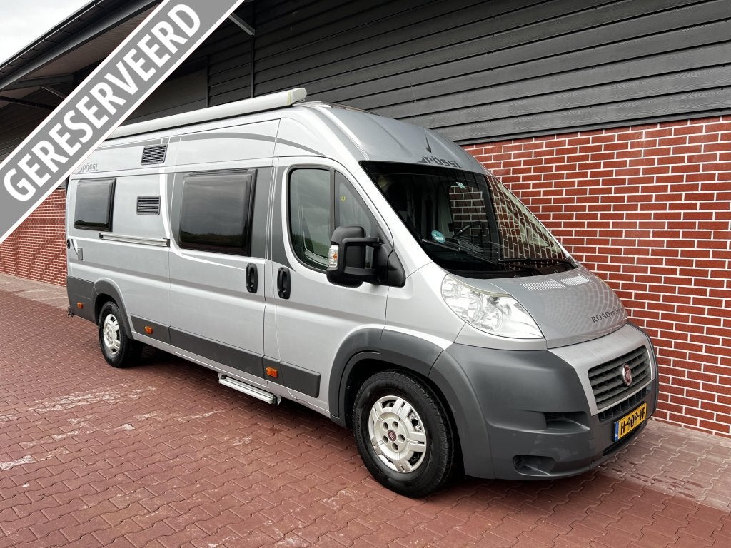 Pössl Roadcruiser 640 Automaat/Busbiker/150PK/Solar, Caravans en Kamperen, Campers, Automaat, Buscamper of Camperbus, Fiat, Pössl