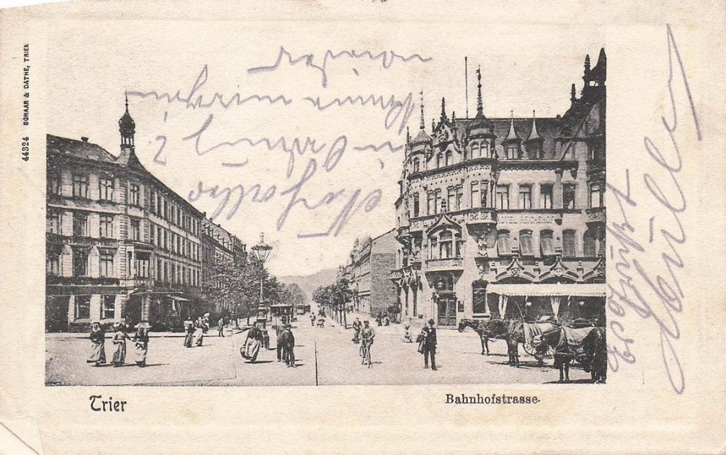 703-114-057 Trier Bahnhofstrasse, Verzenden, Voor 1920, Duitsland