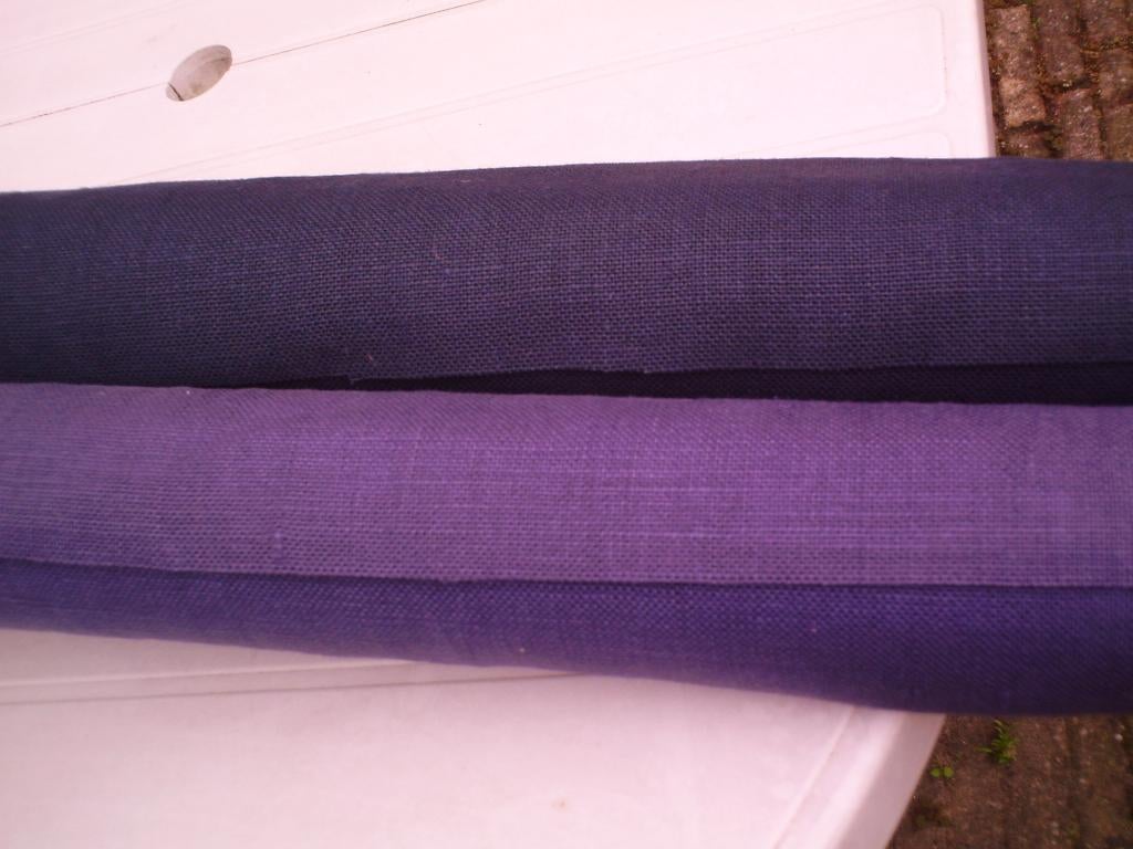 Kussens maken van..... linnenstof 05/5..... Nieuw !!, Ophalen of Verzenden, Nieuw, Blauw, Overige vormen