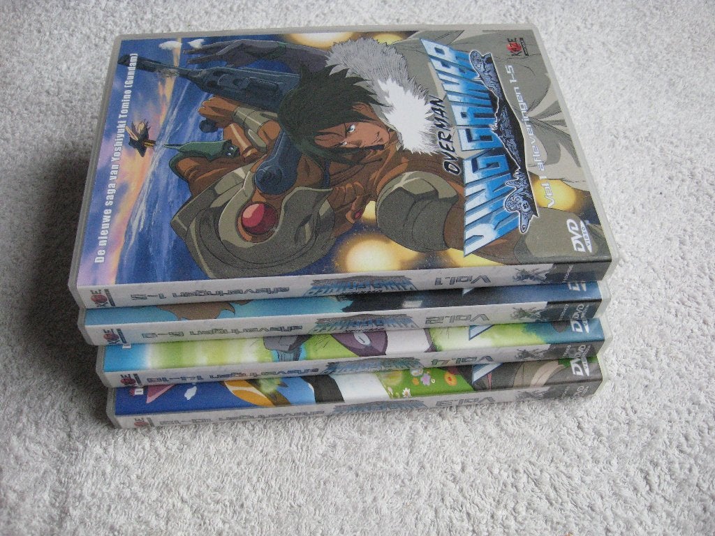Overman King Gainer 4 Volumes (2x regio 2 & 2x regio 1), Tekenfilm, Anime (Japans), Ophalen of Verzenden, Zo goed als nieuw