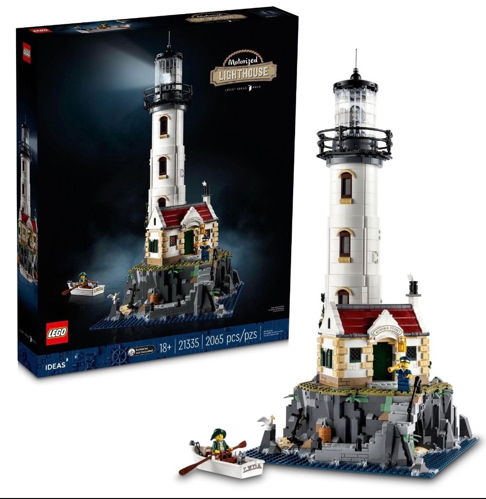 LEGO Ideas 21335 Gemotoriseerde Vuurtoren – compleet, Nieuw, Ophalen of Verzenden, Complete set, Inclusief instructies