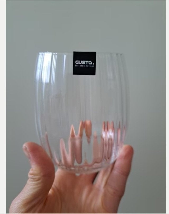 2 nieuwe cocktailglazen van Gusta, Glas of Glazen, Overige merken, Nieuw, Ophalen of Verzenden