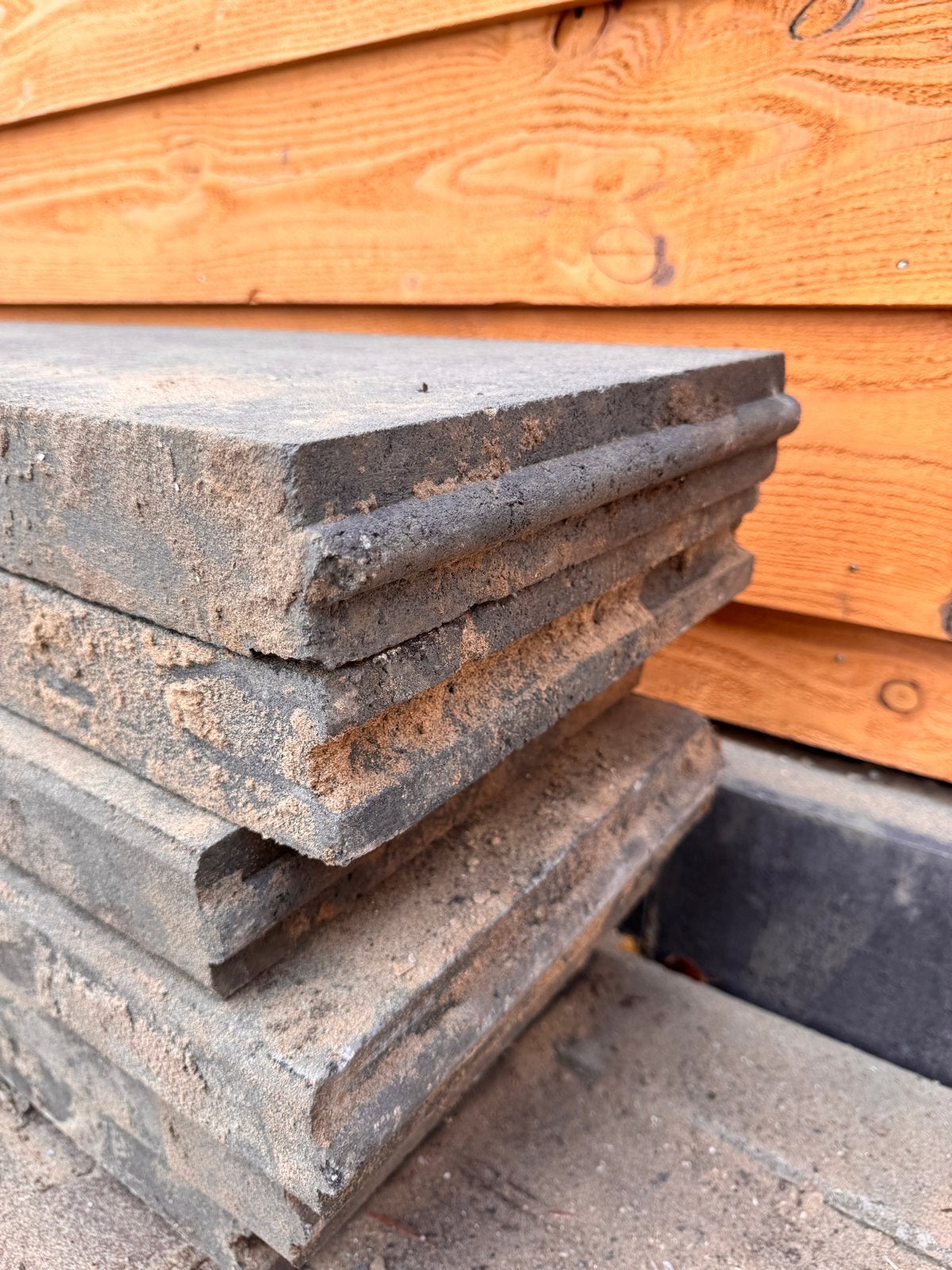 Betonnen opsluitbanden 100x30, Gebruikt, Ophalen of Verzenden, 10 m² of meer, Beton