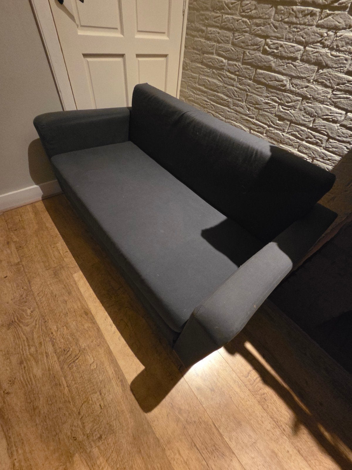 IKEA slaapbank - Gebruikt, maar nog goed voor een ronde, Ophalen, Gebruikt, Tweepersoons, 140 cm