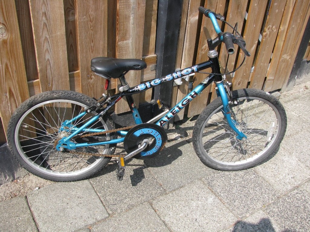 Raleigh big shot  20 inch crossfiets, Ophalen, Gebruikt, Velgrem, Handrem