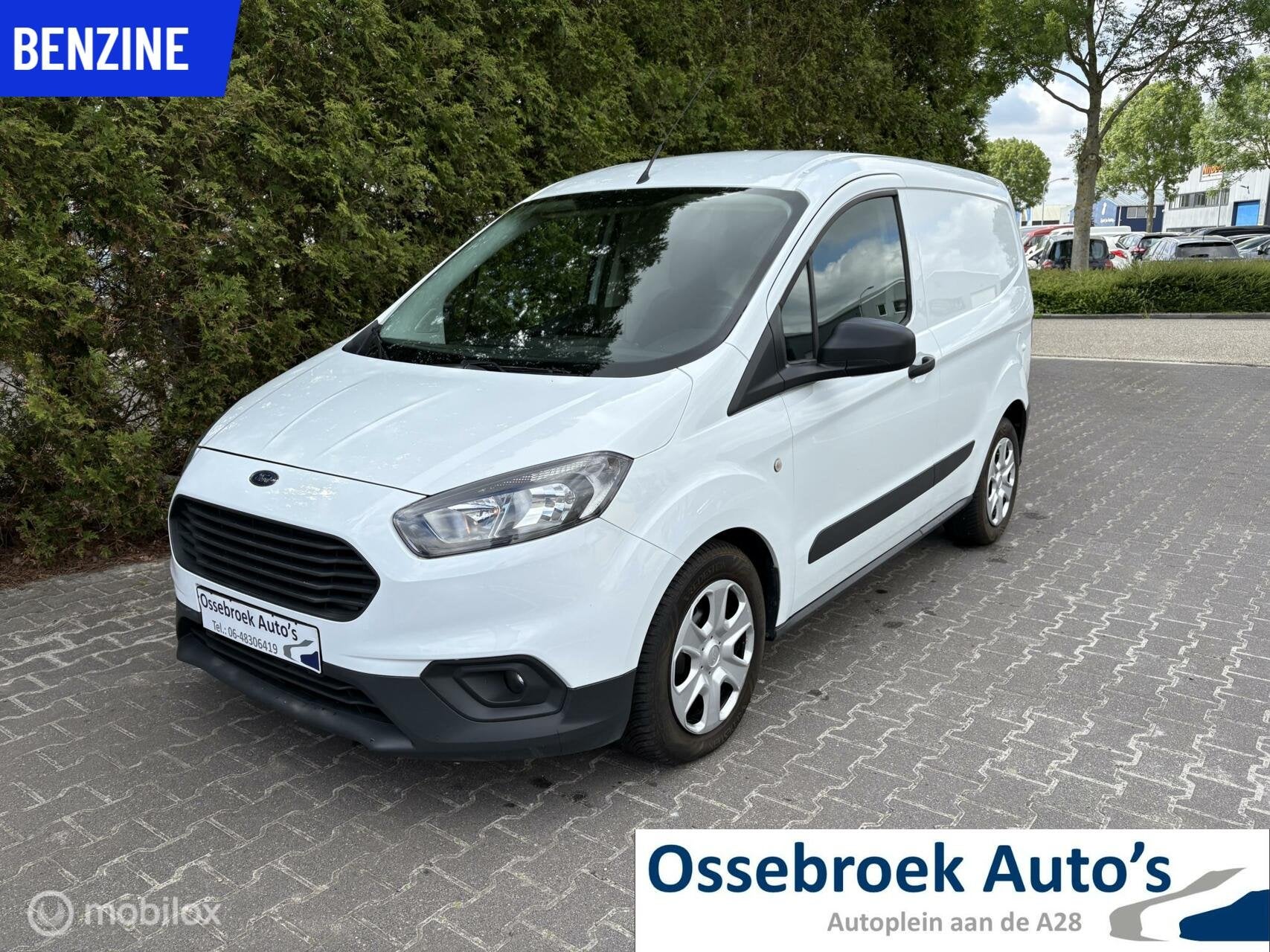 Ford Transit Courier 1.0 Benzine Airco Schuifdeur 125dkm ‘, Voorwielaandrijving, 101 pk, Gebruikt, 1189 kg