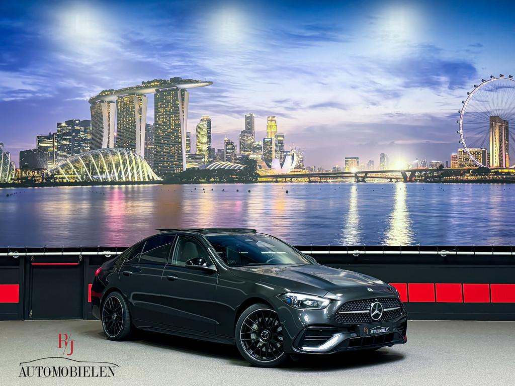 Mercedes-Benz C-Klasse C300 e C43 AMG Pack |Memory|HeadUp|Sf, Automaat, 12 maanden, Achterwielaandrijving, 4 cilinders