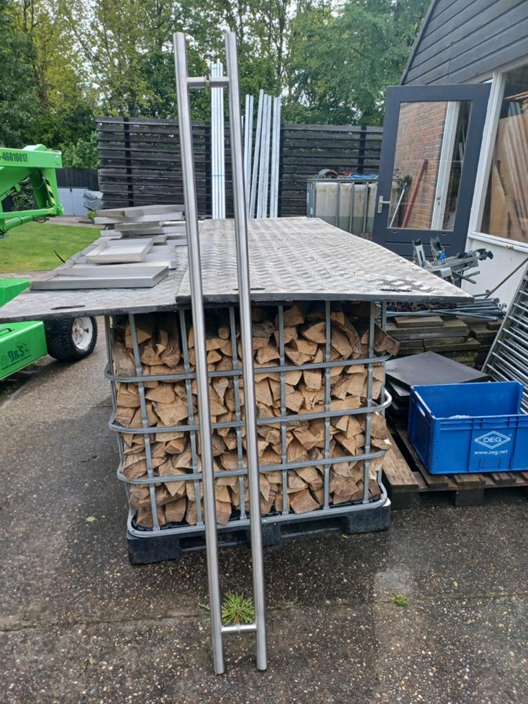Deurgreep rvs rvs deurgreep, Ophalen, Zo goed als nieuw, Rvs, Klink of Kruk