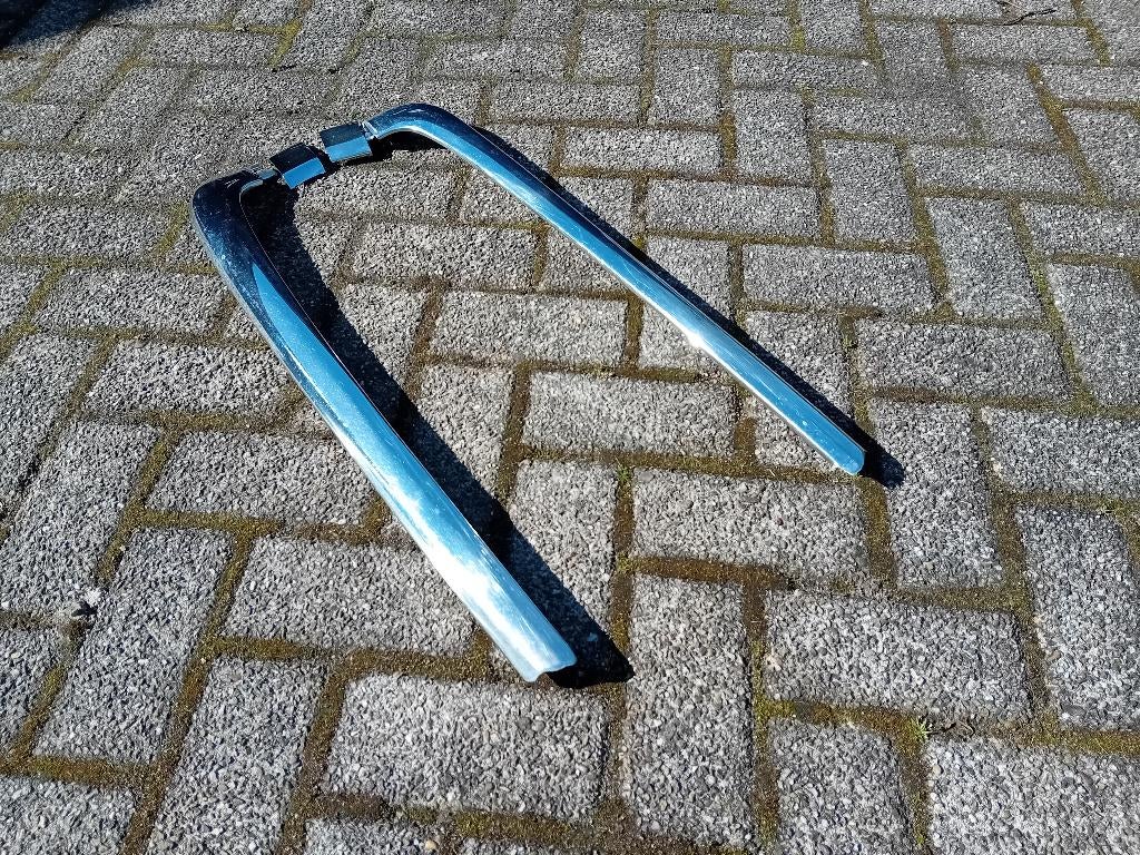Chroom delen van achterbumper W126 "S" Klasse, Ophalen of Verzenden, Gebruikt, Mercedes-Benz, Bumper