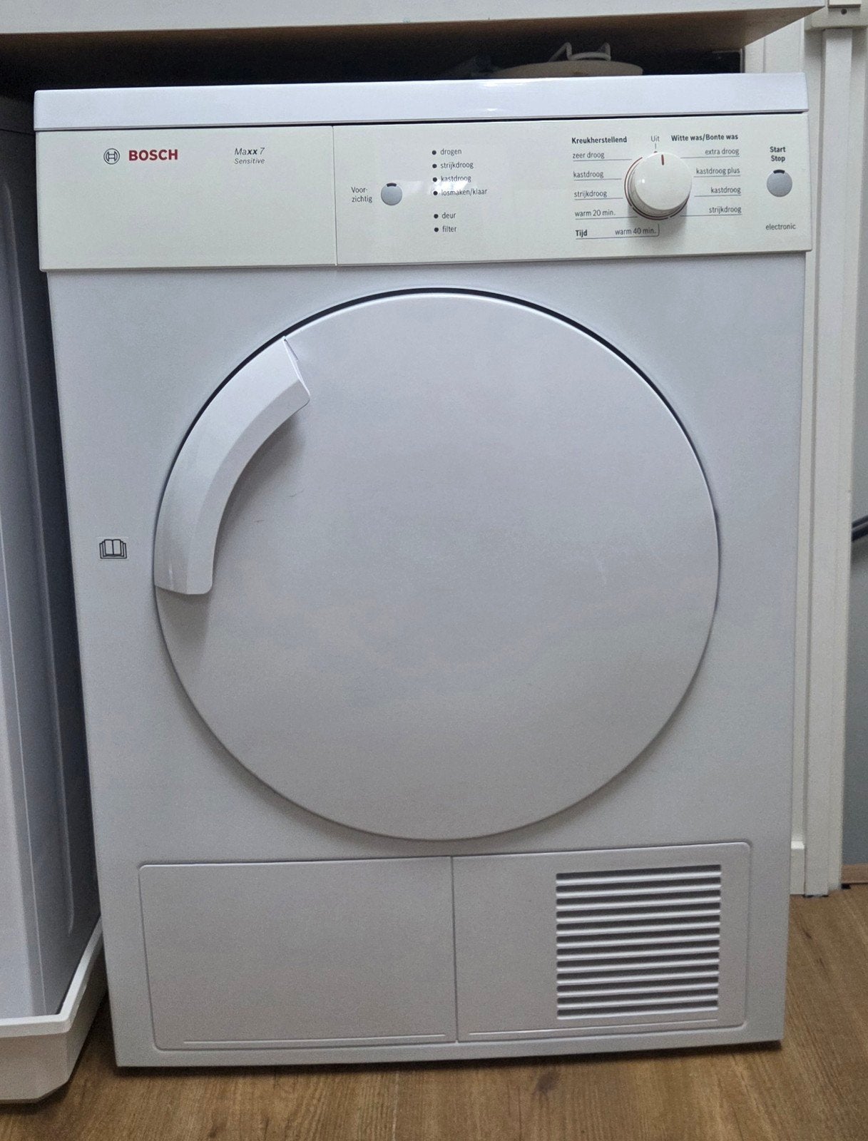 Bosch Maxx 7 Sensitive Luchtafvoerdroger (7 kg) – 100% Goed, Ophalen, 6 tot 8 kg, Gebruikt, Luchtafvoer
