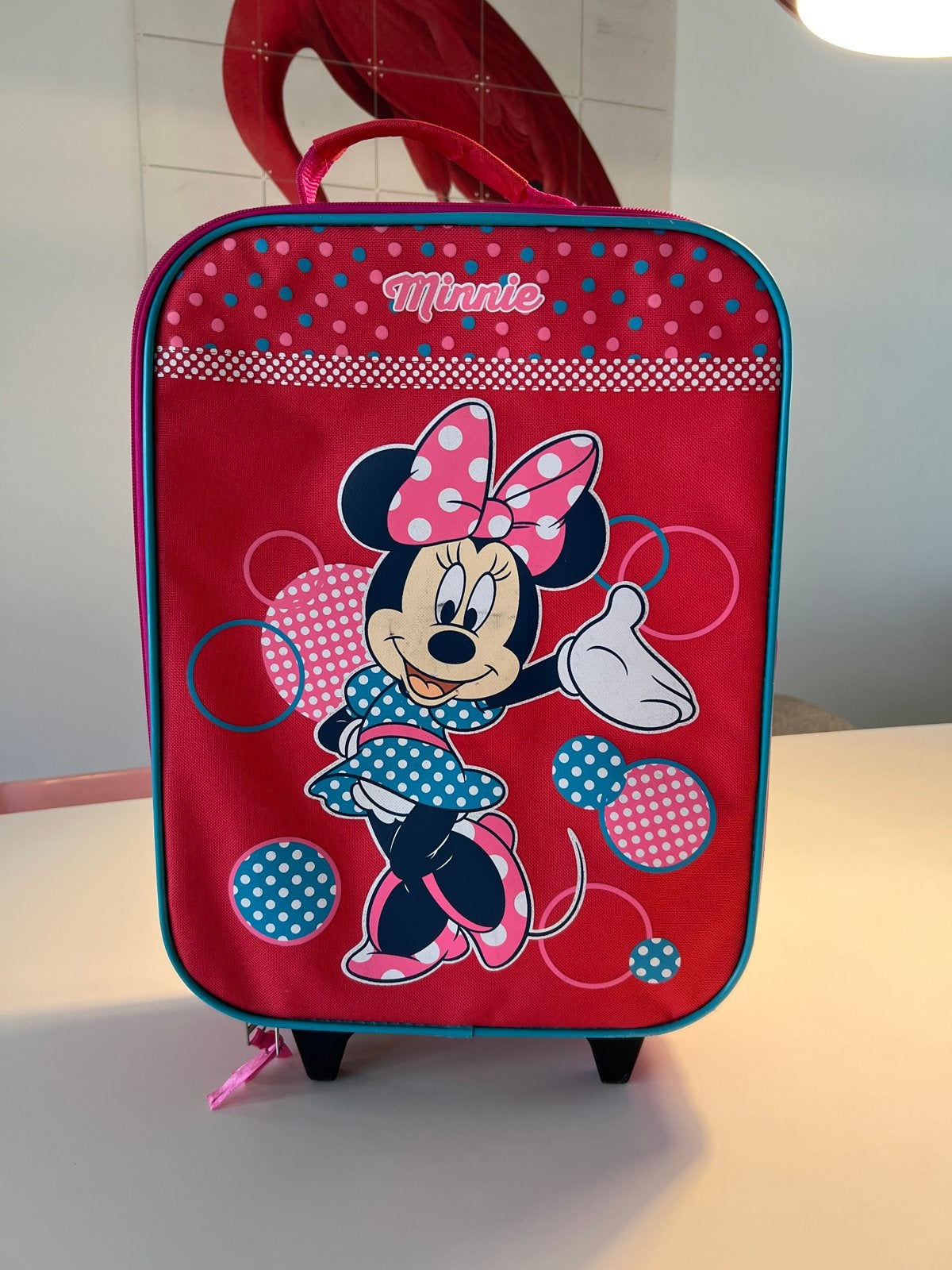 Minnie Mouse Kinderkoffer met Wieltjes - Zo goed als nieuw, Ophalen, 40 tot 60 cm, Minder dan 20 cm, Zo goed als nieuw
