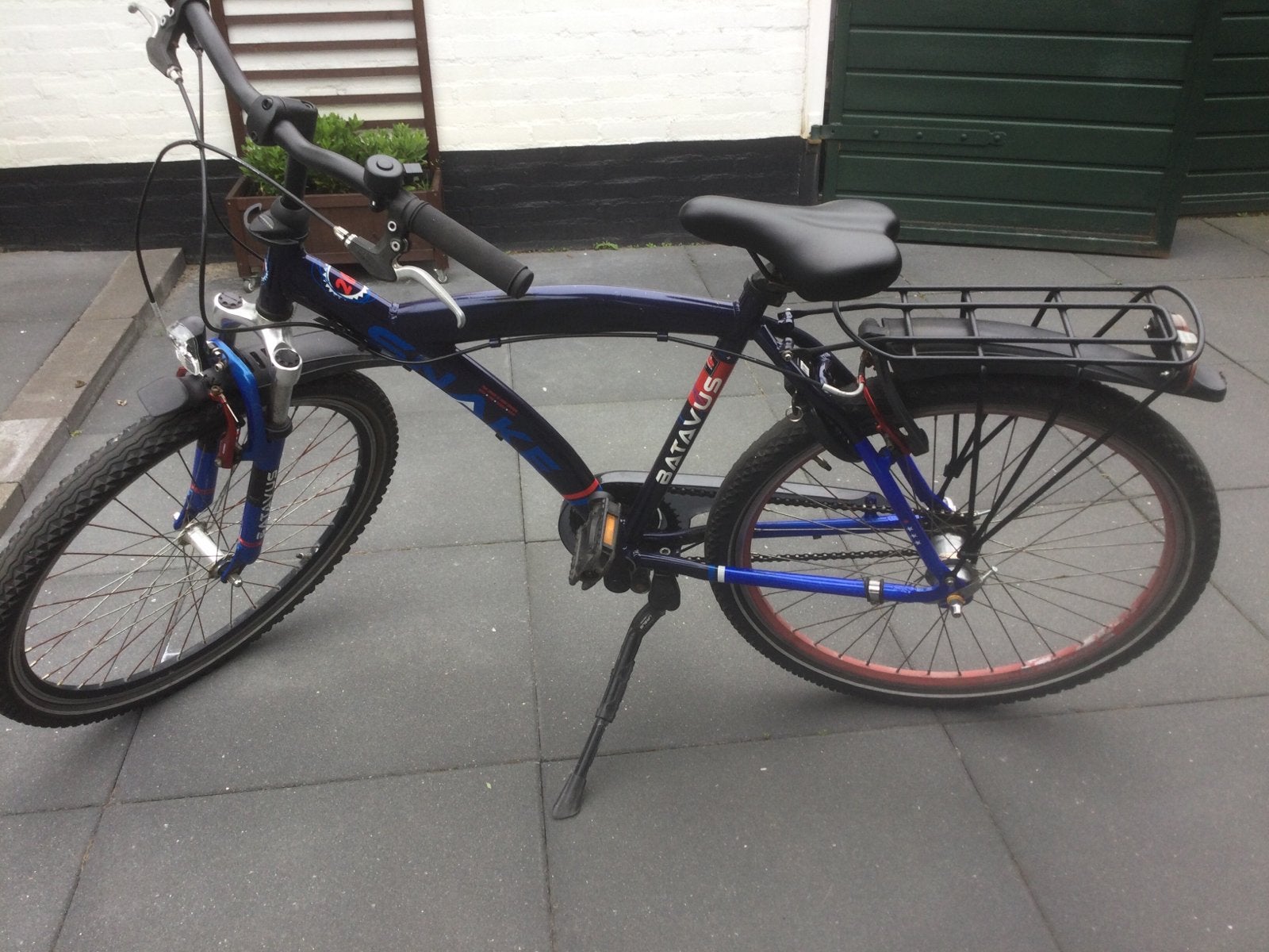 Stoere batavus snake 26inch frame 48cm 3 versnellingen, Terugtraprem, Gebruikt, Versnellingen, Batavus Snake Alpina Trial Yabber cube bulls loekie sparta