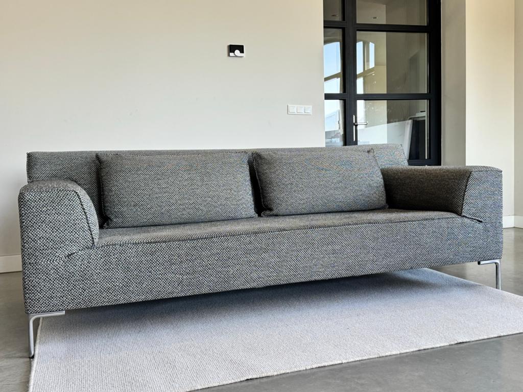 Lounge bank design stock. Grijs gemêleerd