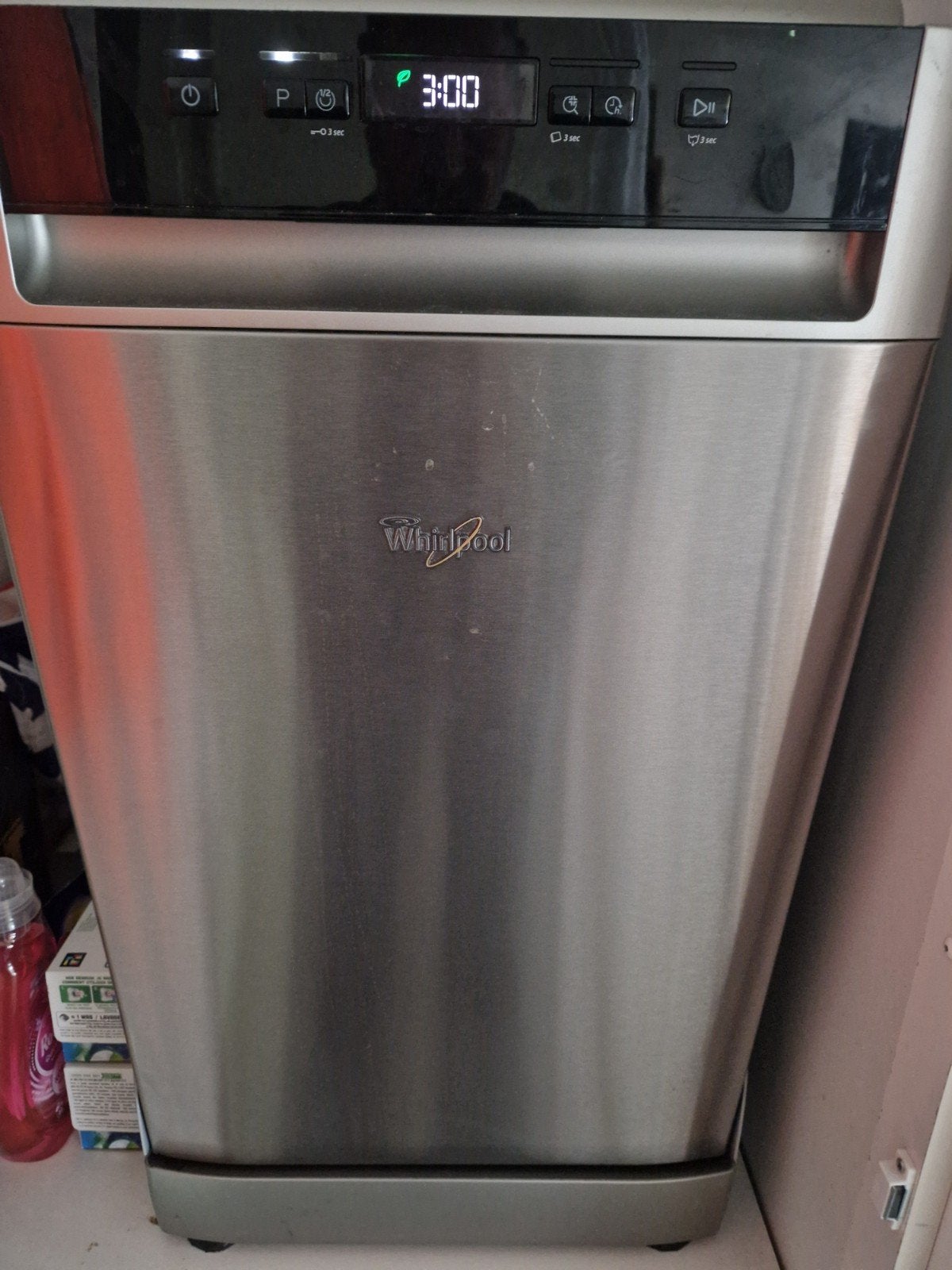 Whirlpool vaatwasser - Zo goed als nieuw, Witgoed en Apparatuur, Ophalen, Zo goed als nieuw, Vrijstaand, 45 tot 60 cm