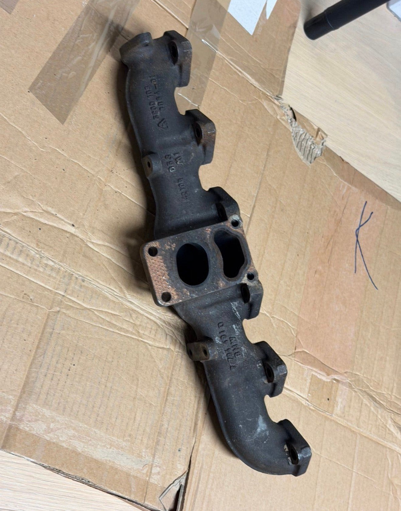 BMW 5-serie E60 E61 535d M57N Uitlaatspruitstuk 7794491D OEM, Ophalen of Verzenden, P, P, P