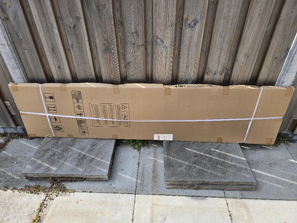 Glasplaat, Ophalen, Minder dan 80 cm, Nieuw, 160 cm of meer