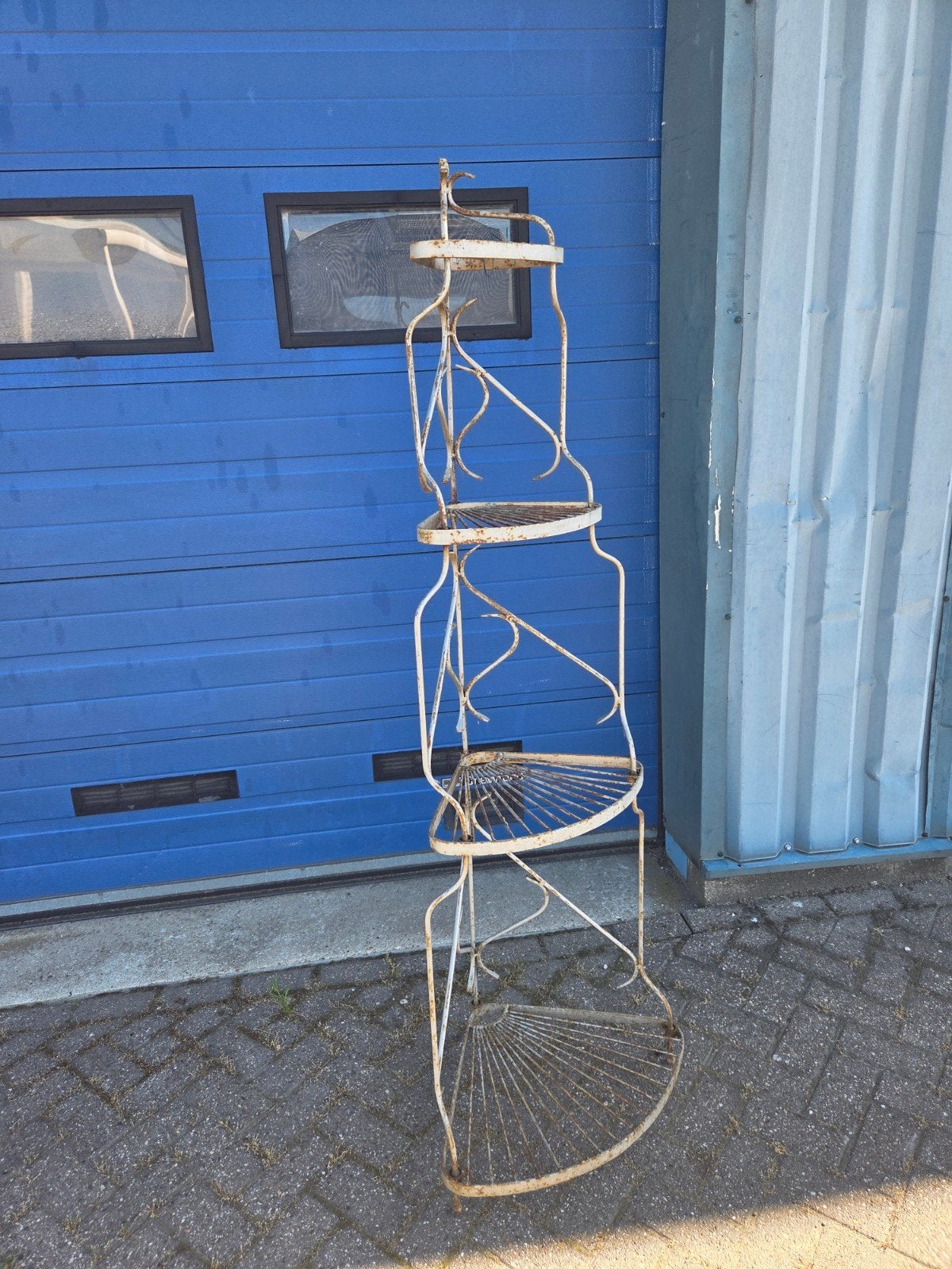 Stalen bloemen rek, Tuin en Terras, Ophalen of Verzenden