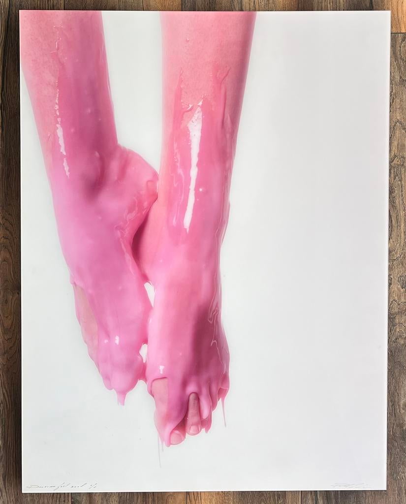 Paul Blanca; ‘Dancers Feet’, zeer groot, op dibond, oplage 3, Antiek en Kunst, Kunst | Tekeningen en Foto's, Ophalen