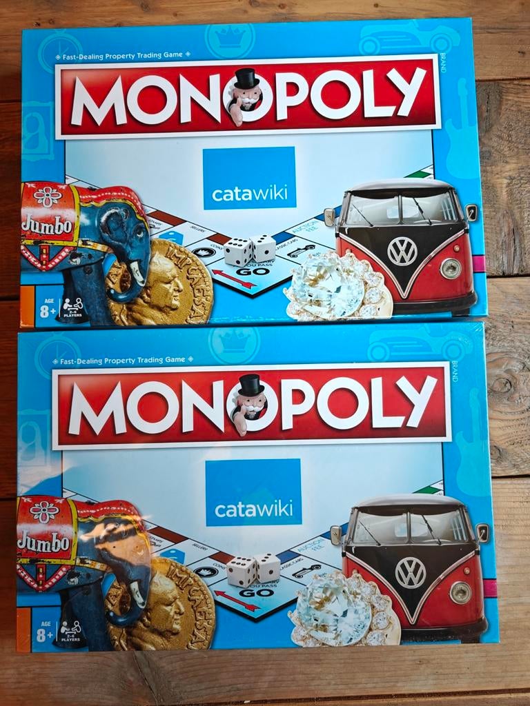 2 X Monopoly Catawiki., Hobby en Vrije tijd, Gezelschapsspellen | Bordspellen, Jumbo., Nieuw, Ophalen of Verzenden, Jumbo.