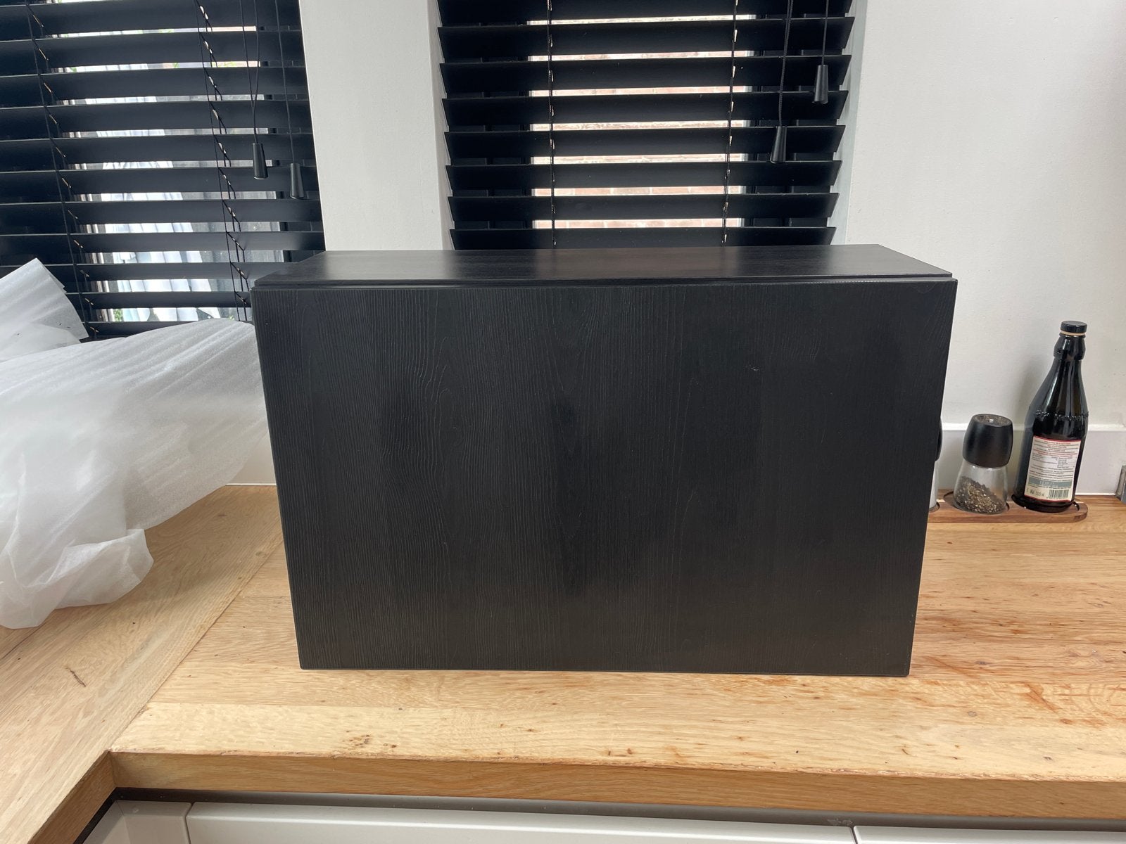 IKEA Besta wandkast Lappviken zwartbruin 60x22x38, Ophalen, Gebruikt