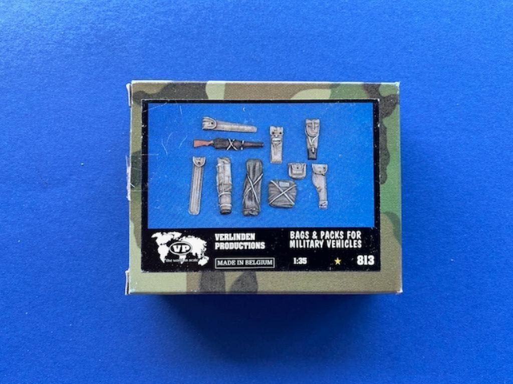 verlinden 813 BAGS & PACKS for military vehicles AFV 1/35, Ophalen of Verzenden, Nieuw, 1:35 tot 1:50