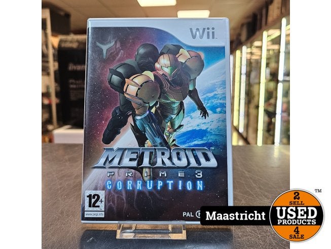 Nintendo Wii Game | Metroid Prime 3 Corruption, Nintendo, Zo goed als nieuw, Support@nintendo.com, 11-1 Hokotate-cho, Kamitoba, Minami-ku
Kyoto 601-8501
Japan