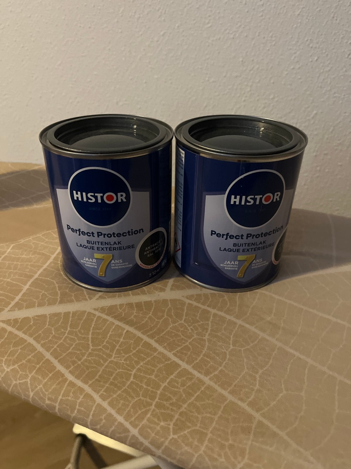 2x Histor Perfect Protection Buitenlak Antraciet RAL 7016, Ophalen, Nieuw, Lak, Grijs