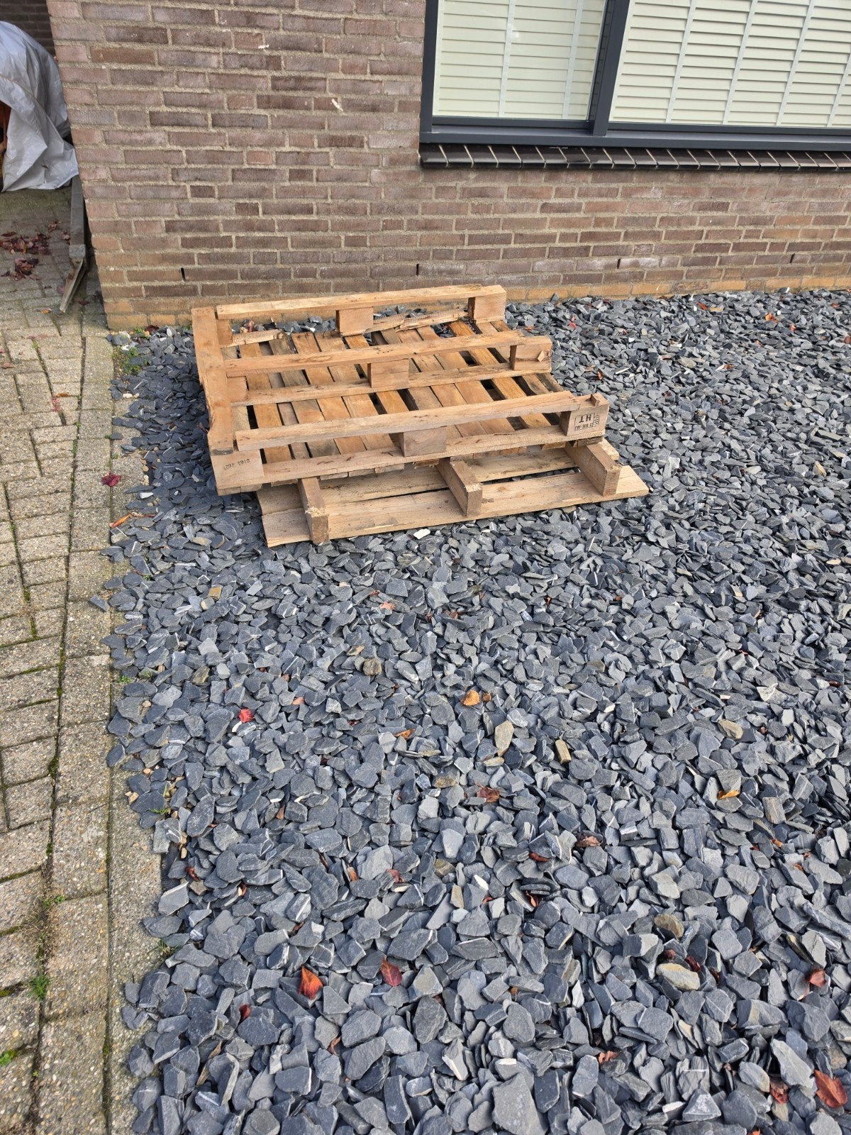 2 Houten Pallets - Gratis Af te Halen, Ophalen, Gebruikt, Pallet