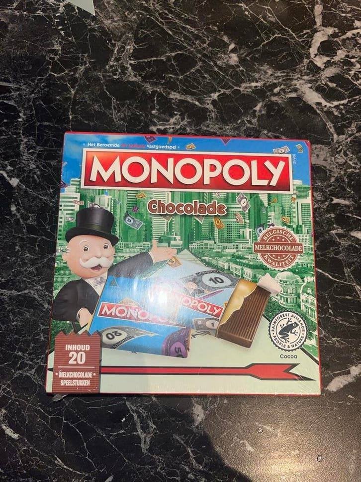 Monopoly Chocolade - Het Beroemde Vastgoedspel, Hobby en Vrije tijd, Gezelschapsspellen | Bordspellen, Ophalen of Verzenden, Nieuw