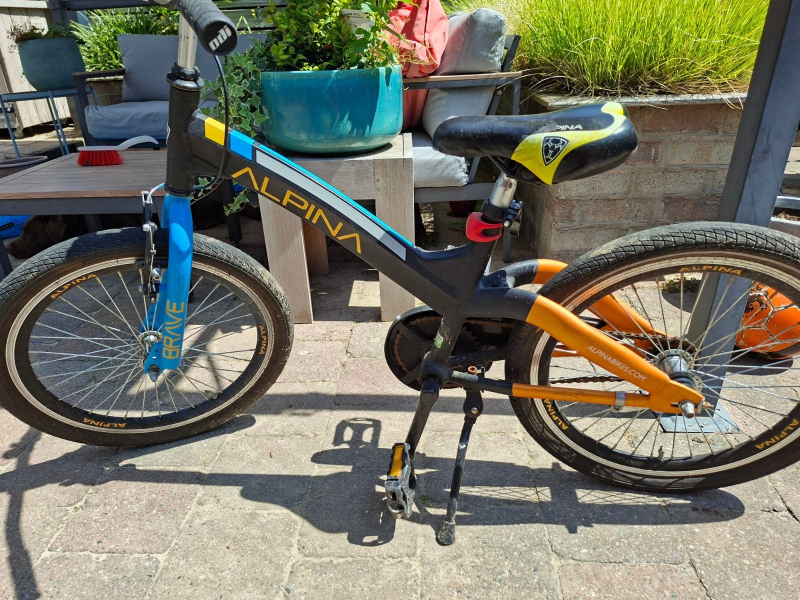 Alpina Brave kinderfiets - 20 inch, Ophalen