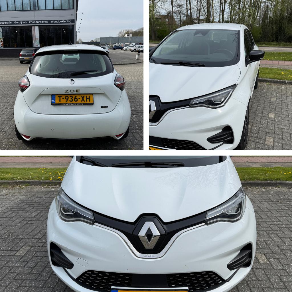 Renault ZOE R135 135pk 2023 Wit (koop accu, geen huur), Auto's, Renault, Particulier, ZOE, ABS, Achteruitrijcamera, Adaptieve lichten