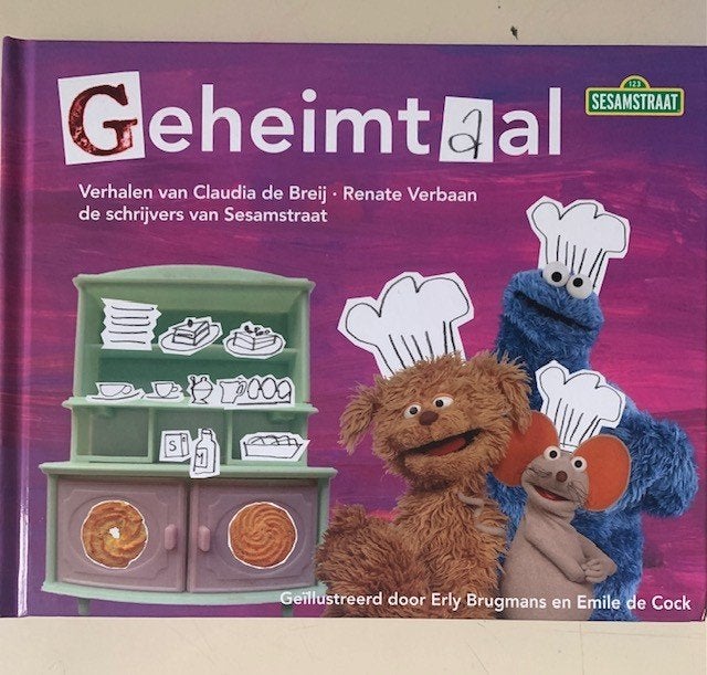 Voorlees boek: Geheimtaal - Sesamstraat nog nieuw (B49), Fictie algemeen, Jongen of Meisje, Nieuw, Ophalen of Verzenden