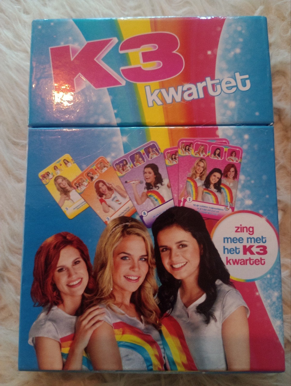 K3 Kwartetspel - Zing mee met K3!, Een of twee spelers, Ophalen of Verzenden, Gebruikt, Studio 100