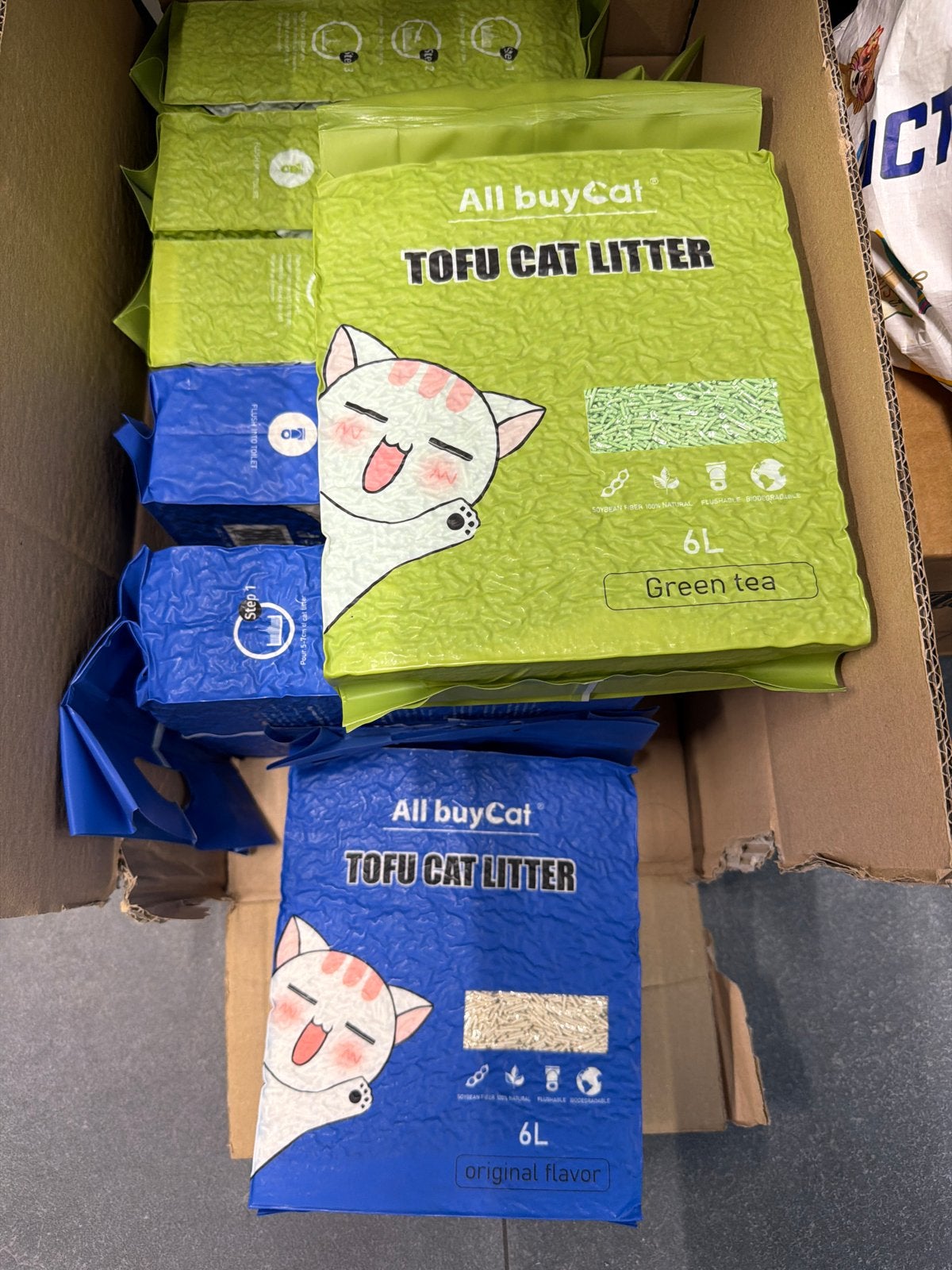 Tofu kattenbakvulling grind  klontvormend, Ophalen, Nieuw