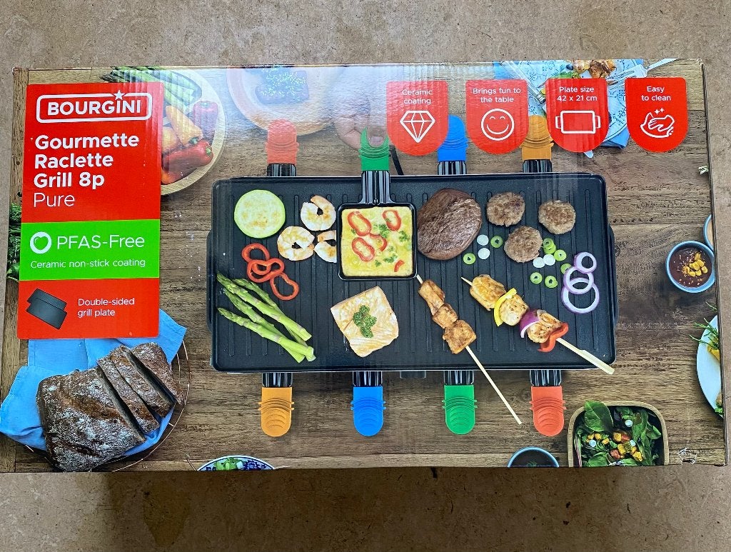 Elektrische grill Raclette Gourmet 3-in-1, Ophalen of Verzenden, Nieuw