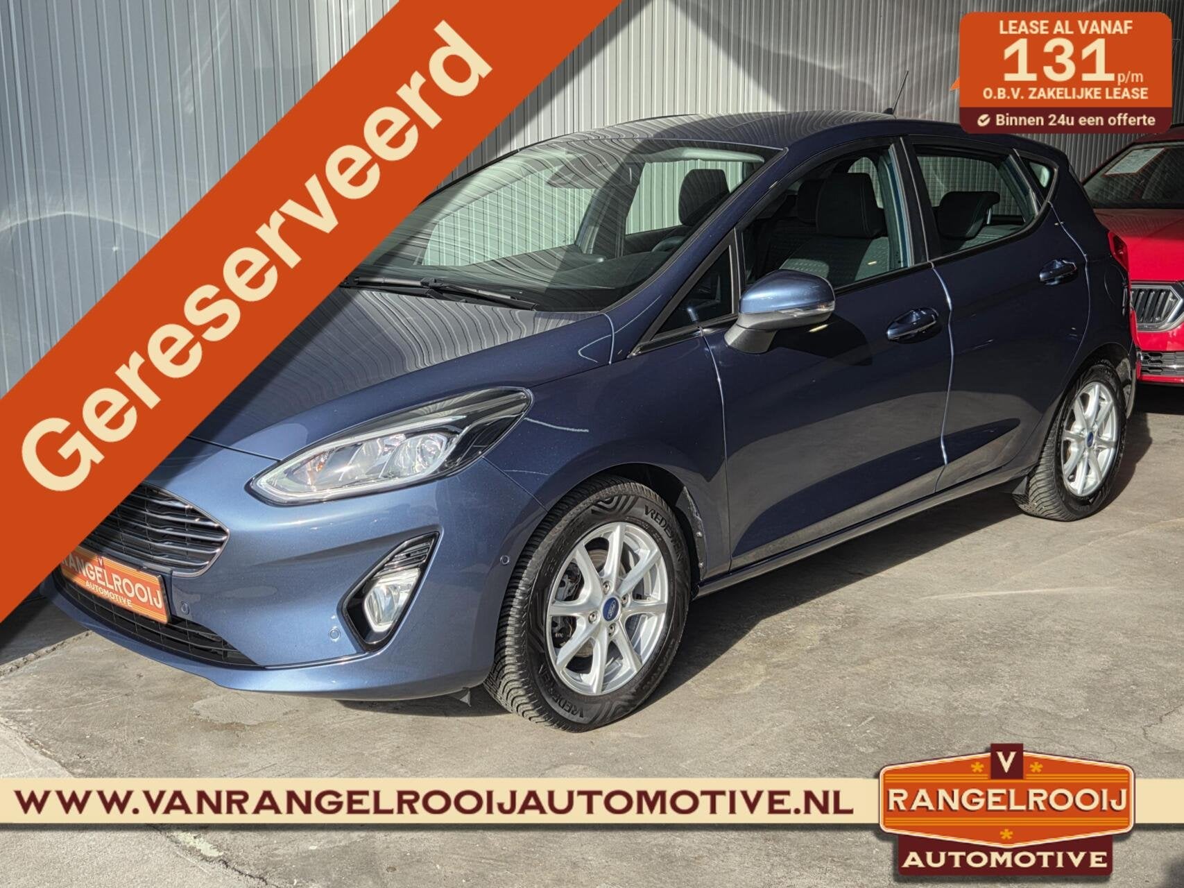 Ford Fiesta 1.0 EcoBoost Titanium, winterpack, clima, pdc v+, Voorwielaandrijving, 94 pk, Gebruikt, Euro 6