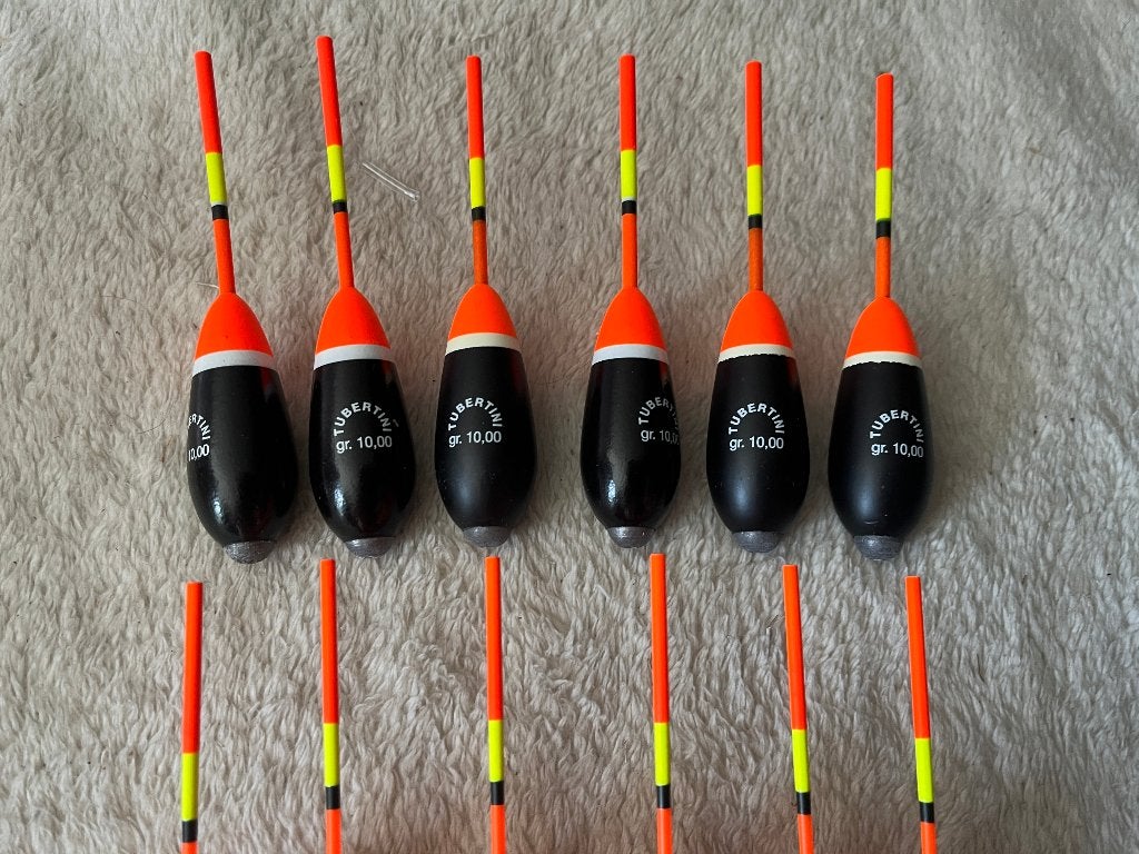 adv  81 / NIEUW serie 18 sinkers TUBERTINI, Ophalen of Verzenden, Nieuw, Dobber of Lood