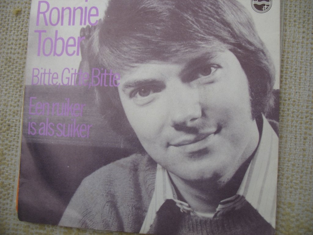 Single Sale; Ronnie Tober - Bitte Gitte , Bitte, Ophalen of Verzenden, Gebruikt, 7 inch, Nederlandstalig