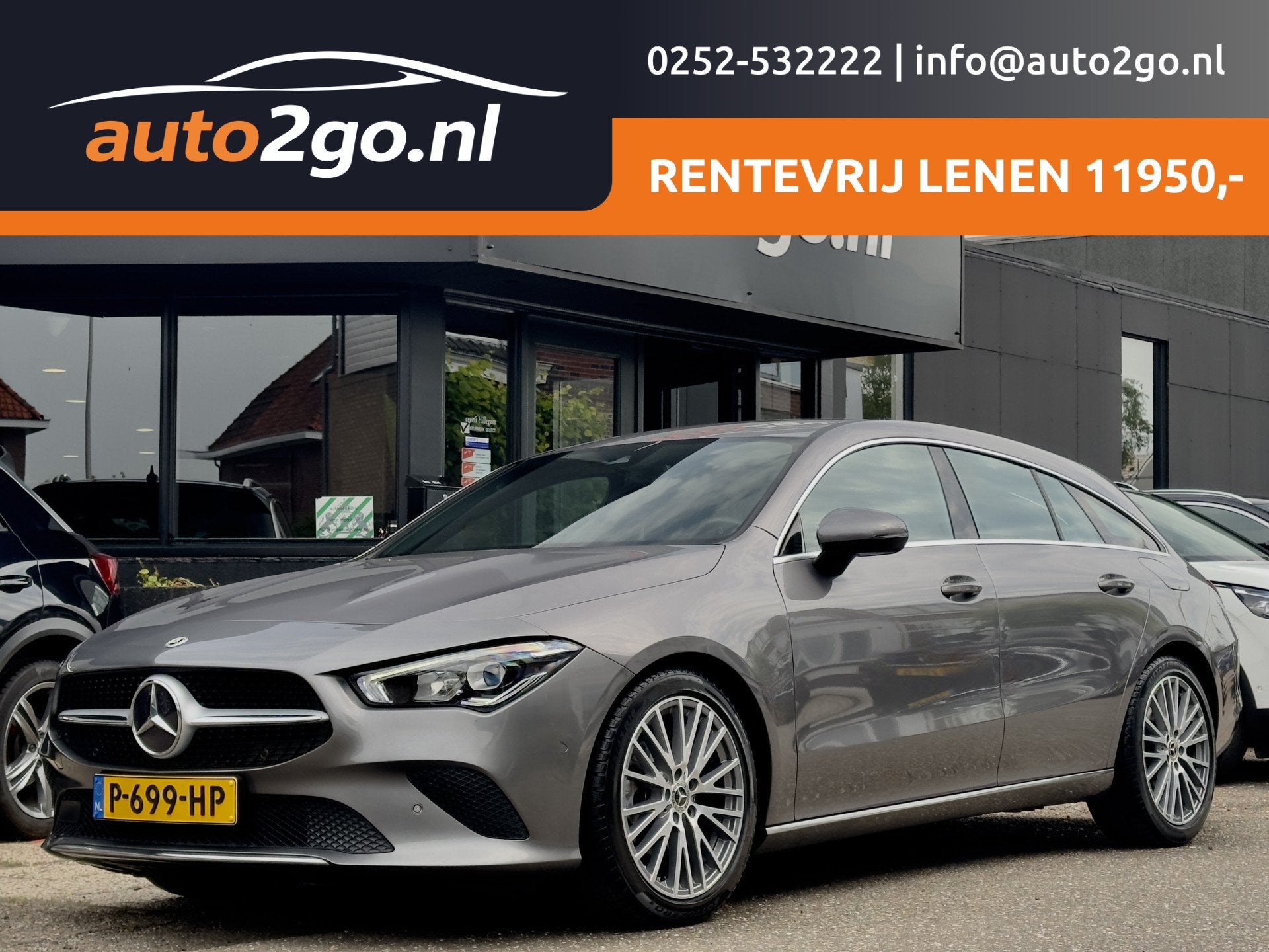 Mercedes-Benz CLA-Klasse Shooting Brake 180 AUT7 LUXURY-LINE, 136 pk, Gebruikt, 4 cilinders, 725 kg